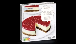 Picard Cheesecake à la framboise, 6 parts* Desserts Pâtissiers