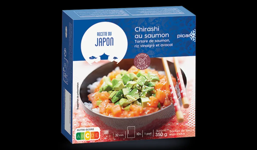 Picard Chirashi au saumon* 1 Part|Plats Cuisinés