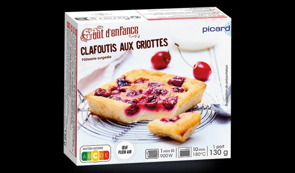 Picard Clafoutis aux griottes, 1 part* Pâtisseries Individuelles