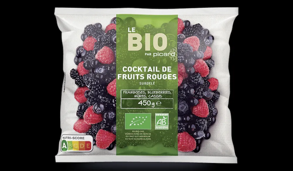 Picard Cocktail de fruits rouges bio* Produits Nutri-Score A|Fruits Bio
