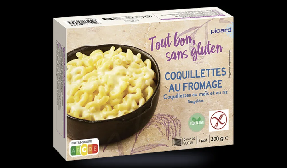 Picard Coquillettes au fromage, coquillettes maïs et riz*Enfant Produits Sans Gluten|Plats Spécial Enfants
