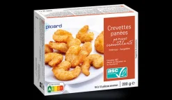 Picard Crevettes panées, 10 à 12 pièces, élevées Equateur* Fruits De Mer Cuisinés Et Panés|Crevettes, Langoustes, Autres Crustacés