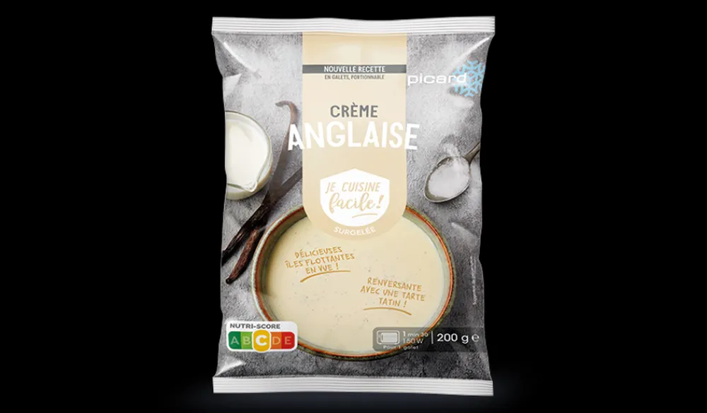 Picard Crème anglaise, portionnable* Crèmes, Coulis