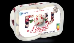 Picard Crème glacée nougat sauce aux fruits rouges* Crèmes Glacées|Café Et Autres Parfums Gourmands