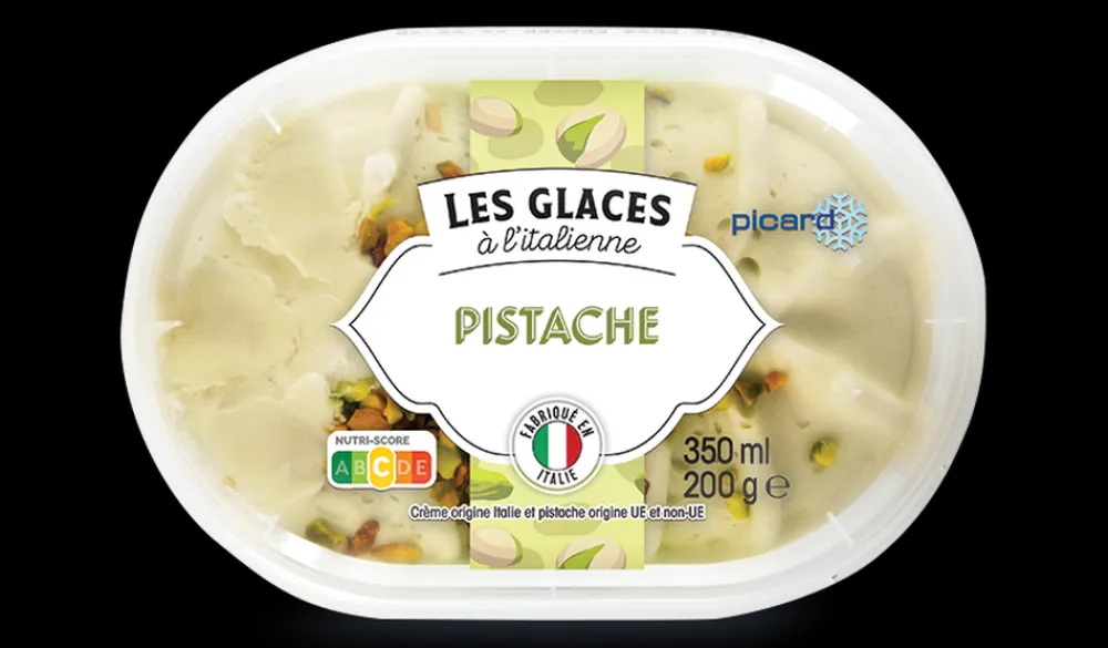 Picard Crème glacée pistache à l'italienne* Glaces À L'Italienne|Crèmes Glacées