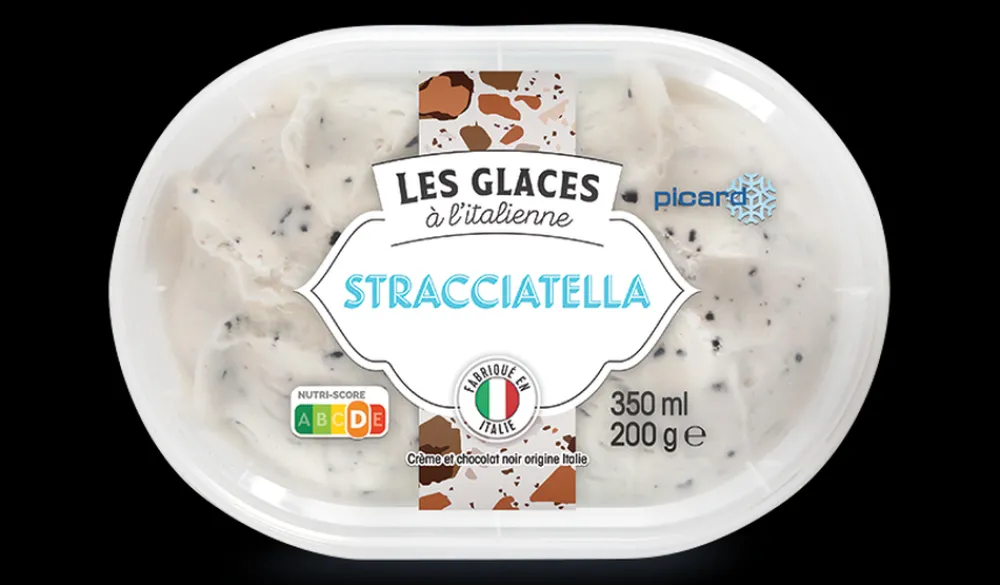 Picard Crème glacée Stracciatella à l'italienne* Glaces À L'Italienne|Crèmes Glacées