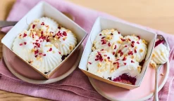 Picard Dessert vanille-fruits rouges,biscuit moelleux* Gamme Plus D'Équilibre|Desserts Pâtissiers