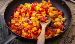Picard Duo de poivrons rouges et jaunes bio* Produits Nutri-Score A|Sans Sel Ajouté