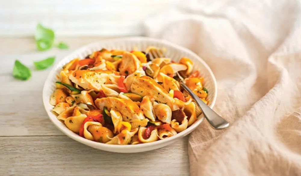 Picard Emincés de poulet, conchiglie complètes, légumes* Gamme Plus D'Équilibre|Couscous, Pâtes, Risottos