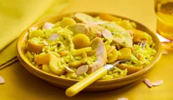 Picard Emincés de poulet, riz à la sauce mangue et curry* Viandes, Volailles Cuisinées|Plats Du Monde