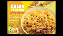 Picard Emincés de poulet, riz à la sauce mangue et curry* Viandes, Volailles Cuisinées|Plats Du Monde