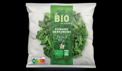 Picard Epinards en branches bio* Produits Nutri-Score A|Sans Sel Ajouté