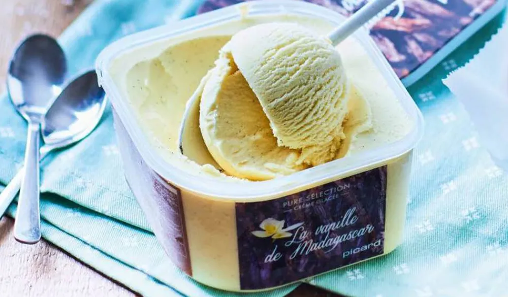Picard Glace La vanille de Madagascar* Crèmes Glacées|Vanille, Caramel