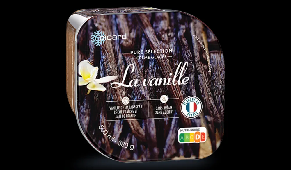 Picard Glace La vanille de Madagascar* Crèmes Glacées|Vanille, Caramel