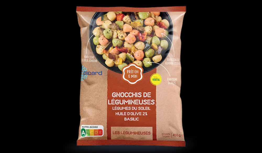 Picard Gnocchis de légumineuses* Produits Nutri-Score A|Végétarien
