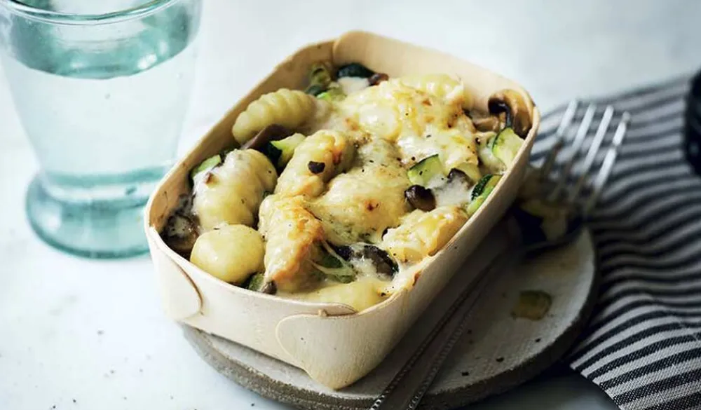 Picard Gratin de gnocchi, champignon de Paris, courgette* Végétarien|Gratins