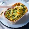 Picard Gratin de pâte, épinard, poireau et sauce au comté* Gratins