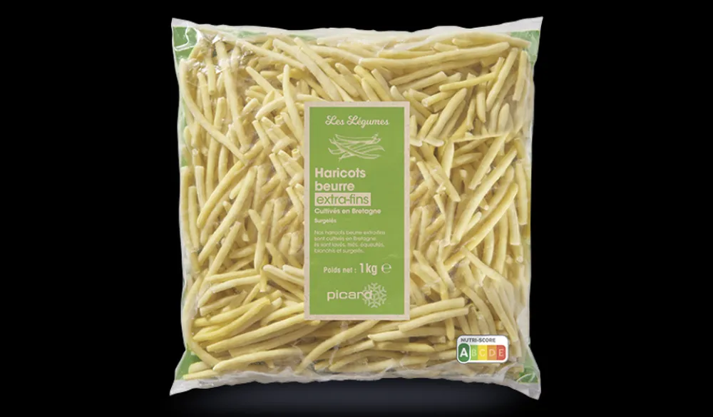 Picard Haricots beurre extra-fins, France* Produits Nutri-Score A|Haricots