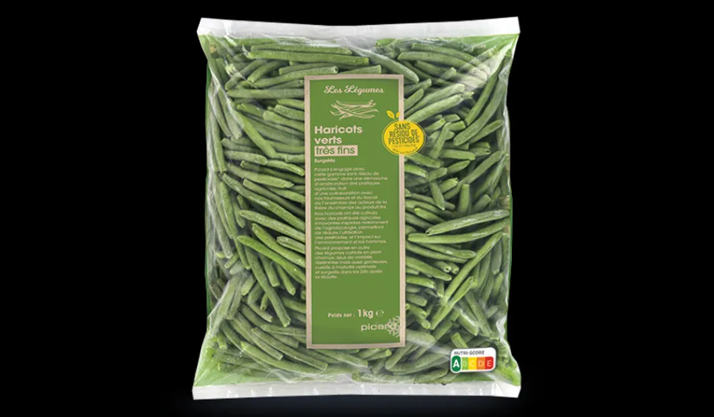 Picard Haricots verts très fins sans résidu de pesticides* Produits Nutri-Score A|Haricots