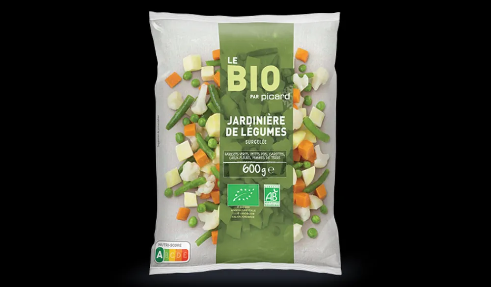 Picard Jardinière de légumes bio, France ou Italie* Produits Nutri-Score A|Sans Sel Ajouté