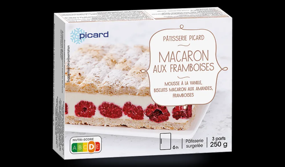 Picard Macaron aux framboises* Desserts Pâtissiers