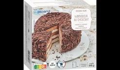Picard Merveilleux au chocolat, 6 parts* Desserts Pâtissiers