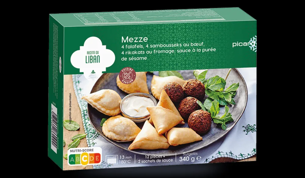 Picard Mezze, assortiment de 12 pièces* À Partager|Bouchées, Brochettes