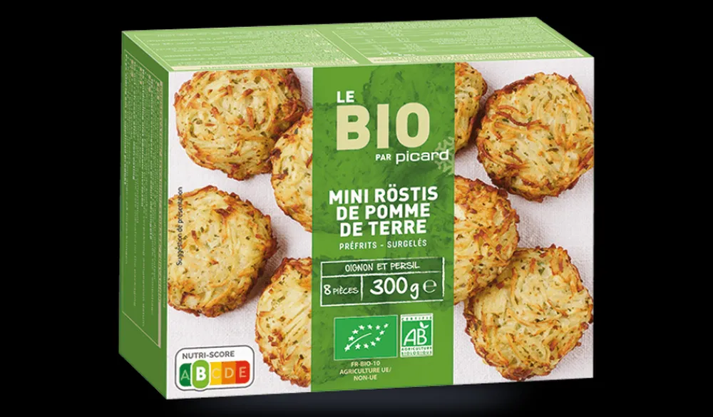 Picard Mini Röstis de pomme de terre bio* Pommes De Terre, Frites