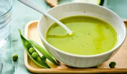 Picard Mini so soupe petit pois, courgette, coco, curry* Produits Nutri-Score B|Vegan