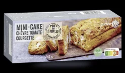 Picard Mini-cake chèvre tomate courgette (à trancher)* Végétarien|Cakes, Feuilletés