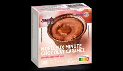 Picard Moelleux minute chocolat caramel* Pâtisseries Individuelles