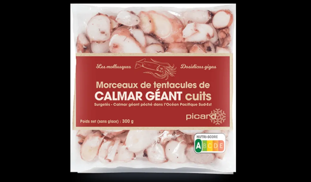 Picard Morceaux de calmar géants cuits* Produits Nutri-Score A|Moules Et Autres Mollusques