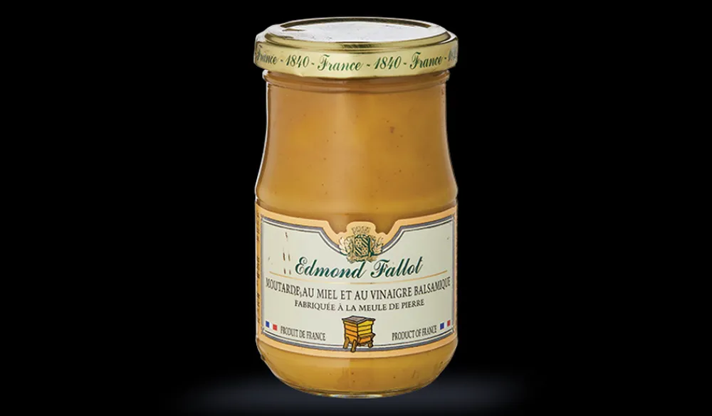 Picard Moutarde au miel et au vinaigre balsamique, Fallot* Condiments