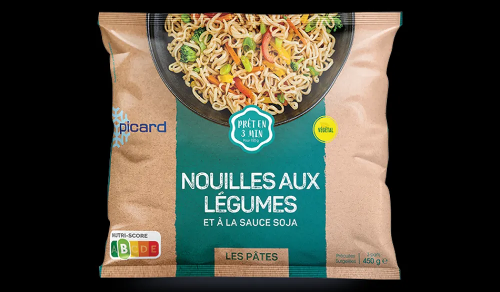 Picard Nouilles aux légumes et à la sauce soja* Végétarien|Couscous, Pâtes, Risottos