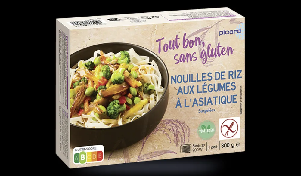 Picard Nouilles de riz légumes à l'asiatique* Produits Sans Gluten|Plats Du Monde