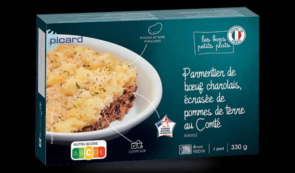 Picard Parmentier de boeuf charolais* Gratins, Parmentiers, Lasagnes