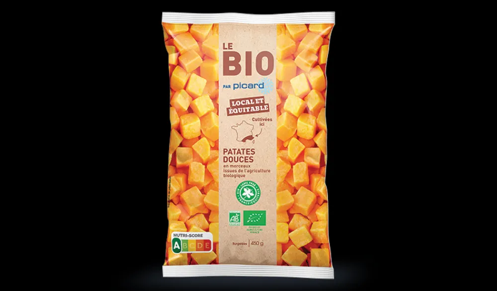Picard Patates douces bio local, Sud-Est de la France* Produits Nutri-Score A|Pommes De Terre, Frites