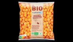 Picard Patates douces bio Local Equitable, Sud-Ouest* Produits Nutri-Score A|Sans Sel Ajouté
