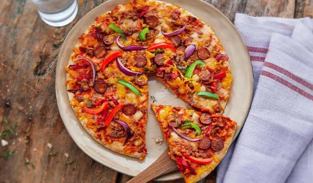Picard Pizza bœuf, merguez, sauce salsa* Pizzas Créatives