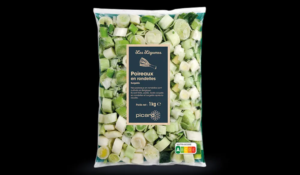 Picard Poireaux en rondelles, France ou Benelux* Produits Nutri-Score A|Épinards, Poireaux