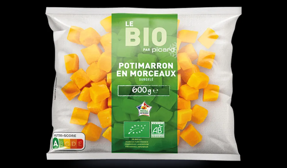 Picard Potimarron en morceaux bio, France* Produits Nutri-Score A|Légumes Bio