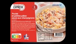 Picard Poulet et petites pâtes sauce aux champignons*Enfant Produits Nutri-Score B|Plats Spécial Enfants