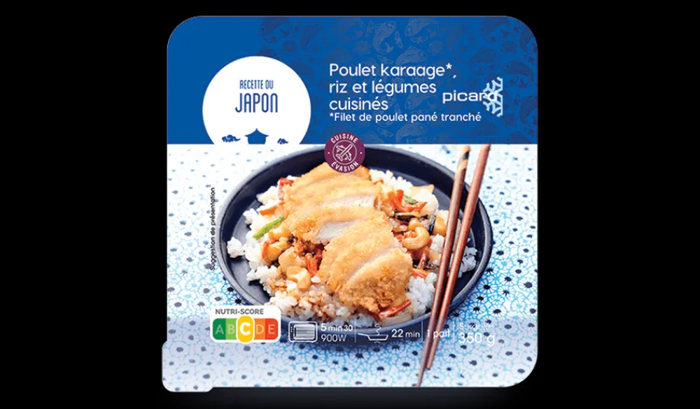 Picard Poulet karaage, riz et légumes cuisinés* 1 Part|Plats Cuisinés