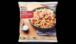 Picard Pâtes, crevettes, courgettes grillées, sauce au basilic*Enfant Produits Nutri-Score A|Plats Spécial Enfants