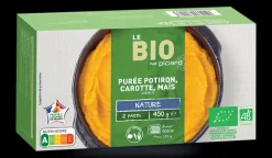 Picard Purée potiron, carotte, maïs bio* Produits Nutri-Score A|Purées