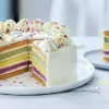 Picard Rainbow cake, gâteau arc-en-ciel, 6 parts* Desserts Pâtissiers