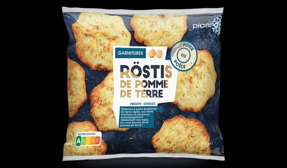 Picard Röstis de pomme de terre, précuits, 6 pièces*Enfant Produits Nutri-Score A|Pommes De Terre, Frites