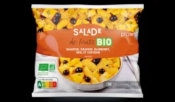Picard Salade de fruits bio, mangues, oranges, blueberries* Produits Nutri-Score A|Fruits Bio