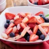 Picard Salade de fruits rouges et pêches blanches* Salades De Fruits
