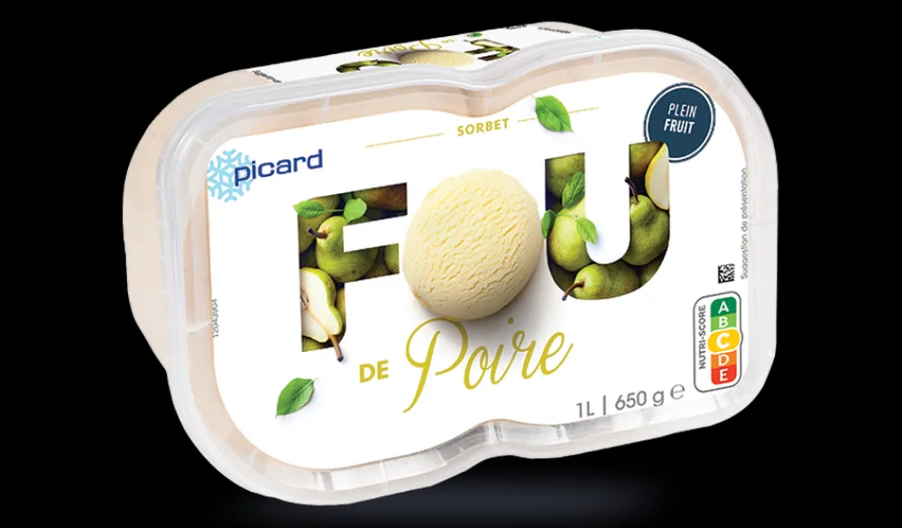 Picard Sorbet Fou de Poire* Produits Nutri-Score B